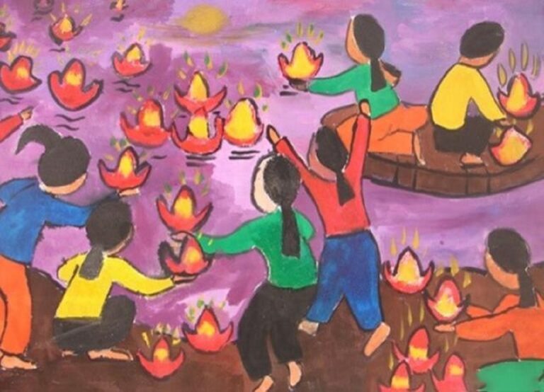 tranh-de-tai-le-hoi-hoa-dang