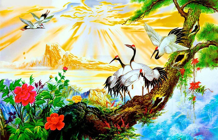 tranh phong thủy hút tài lộc