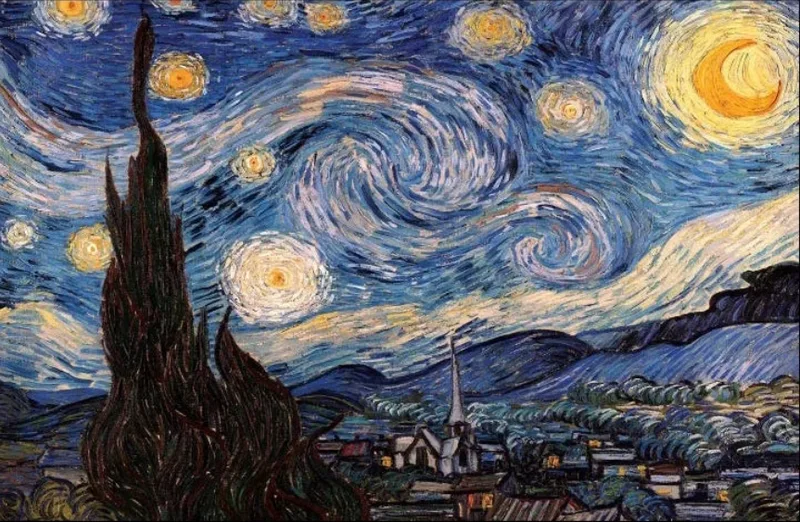 Tác phẩm được Van Gogh sáng tác năm 1889 trong thời gian ông sống tại Saint-Rémy, miền Nam nước Pháp.