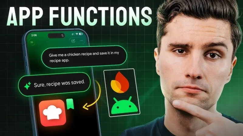 AppFunctions mở đường cho trợ lý AI tương tác sâu hơn với chức năng của ứng dụng và thực hiện tác vụ ngay trên thiết bị.