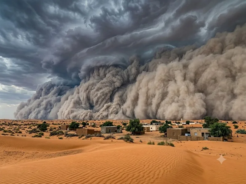 Bụi Sahara có thể được gió vận chuyển hàng nghìn kilomet